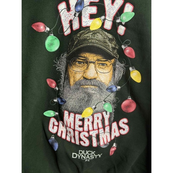 Duck Dynasty uncle si Christmas crewneck sweater size large Sweatshirt - Picture 2 of 5
